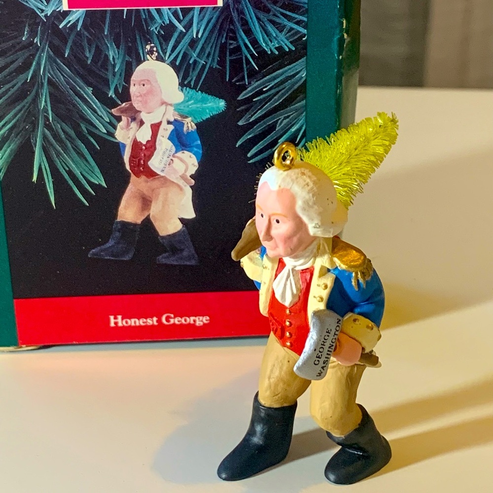 Hallmark Christmas Ornament Honest George dated 1992 in original box